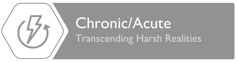 Chronic/Acute — transcending harsh realities
